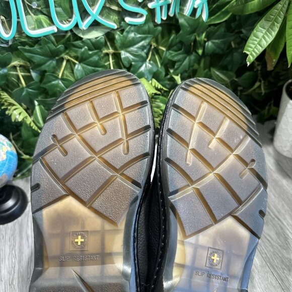 Dr Martens Black Norfolk Slip on Round Toe Textured Leather Loafers Size US M 13 - Picture 8 of 10